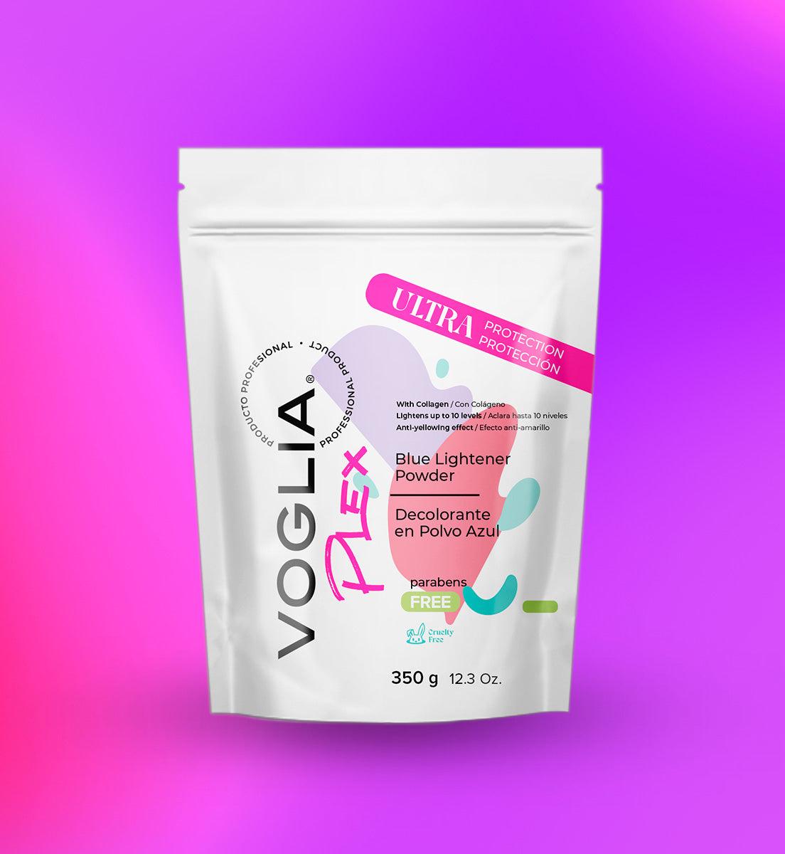 Plex Blue Powder Bleach 350g